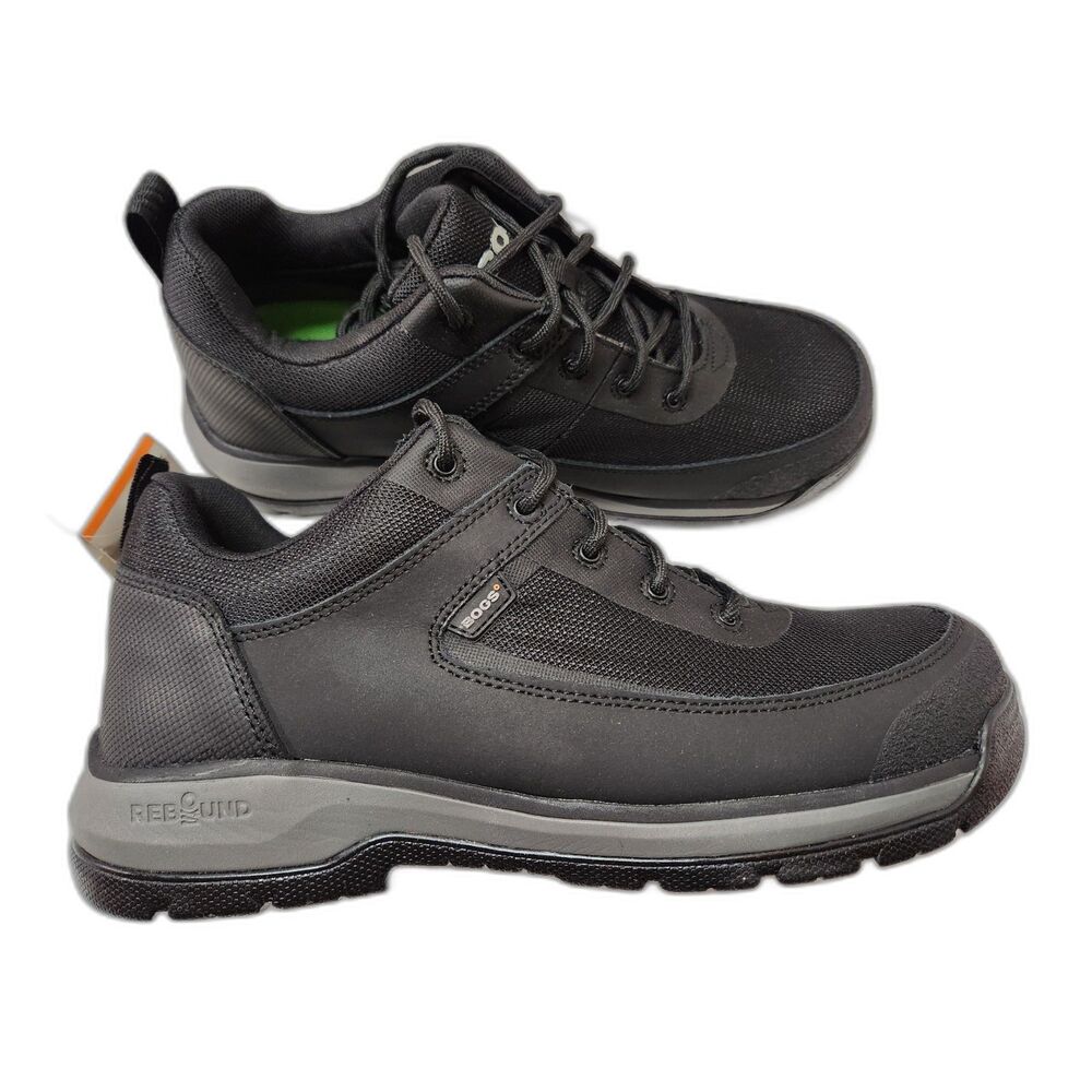 Bogs Shale Low CT ESD Work Sneaker Men’s 11.5 Black Composite Toe